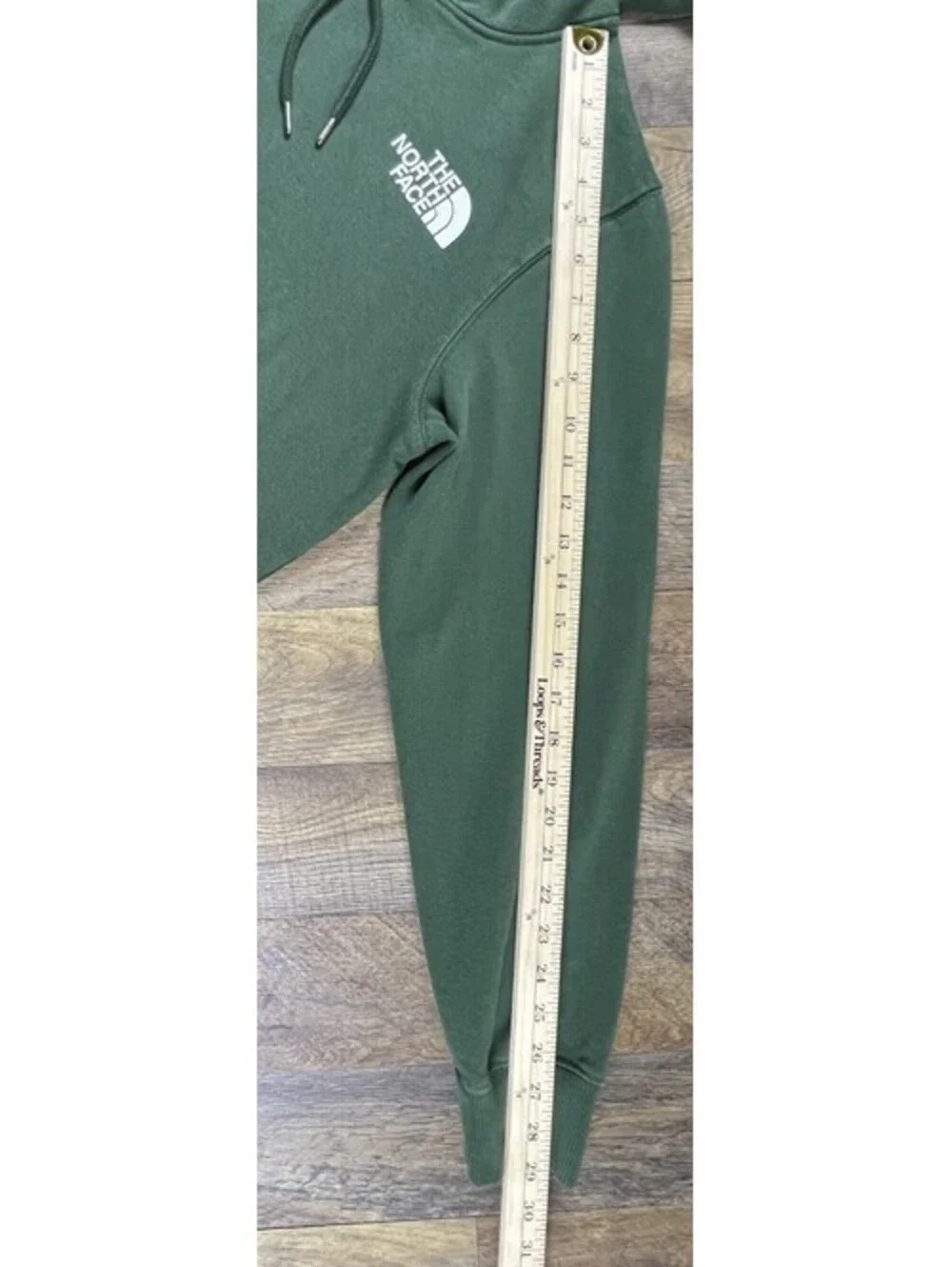 The North Face Hoodie Mens S Green Box NSE Pullover Graphic Sweatshirt A7UNS
